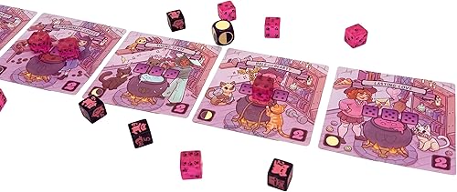 Miniatura 3 de Purrfect Potions: Juego de dados y azulejos para familiares: pociones de preparación con familiares de gatos para mayores de 8 años, 2-4 jugadores,