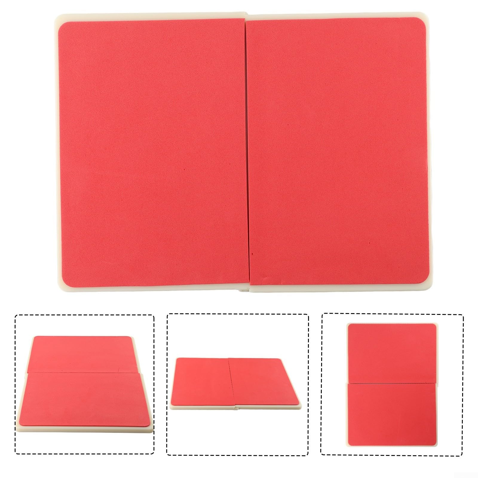 Tabla de entrenamiento irrompible, diseño de interfaz de articulación para entrenamiento de artes marciales reutilizable, 700 g (rojo (más de 15 años))
