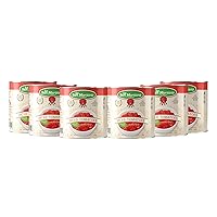 Vista 3 de La San Marzano Paquete de 6 tomates triturados picados en cubitos italianos, 100% producto de Italia, lata de 6 x 28 onzas, estilo italiano