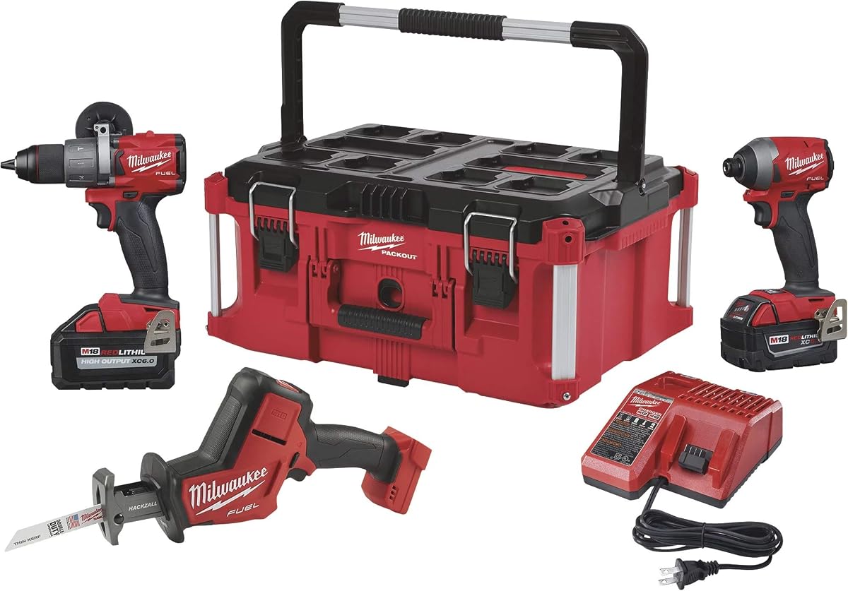 Milwaukee 2997-23PO M18 FUEL 3 Kit de paquete combinado de herramientas