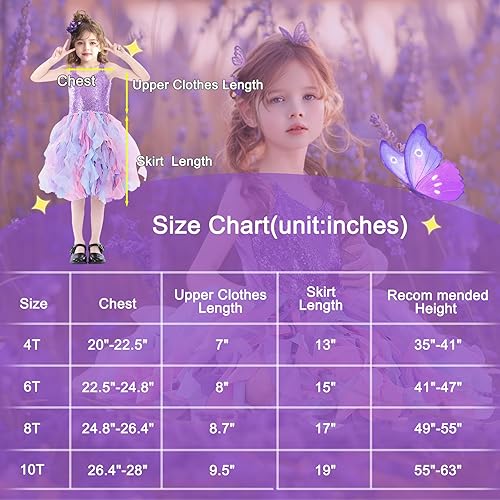 Vista 7 de HB HBB MAGIC Tutu - Vestido de lentejuelas brillantes para niñas, para graduación, fiesta de cumpleaños, formal, color rosa