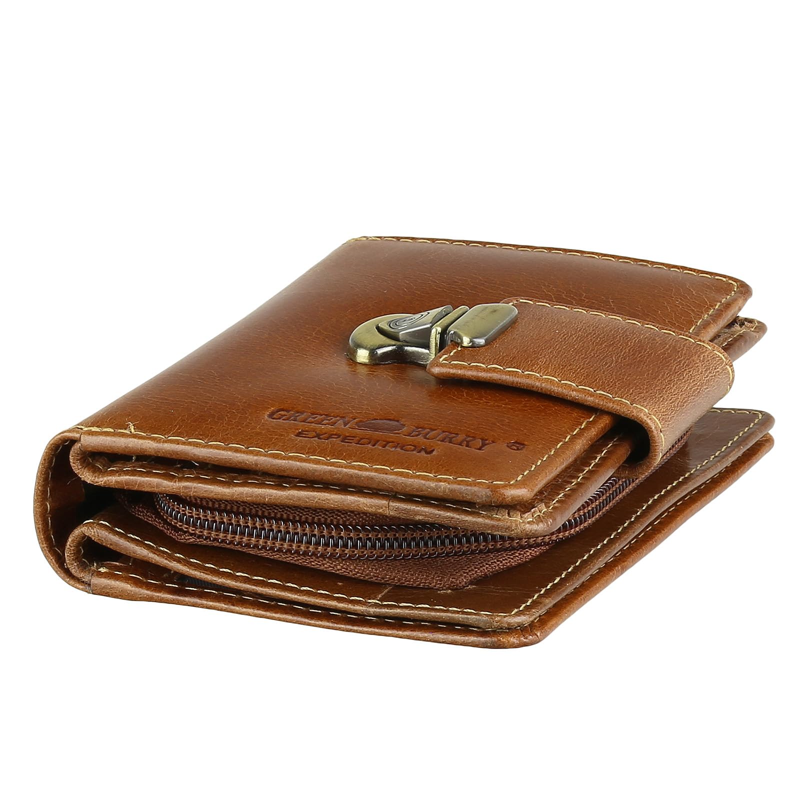 Greenburry Expedition Geldbörse Leder 9,5 cm