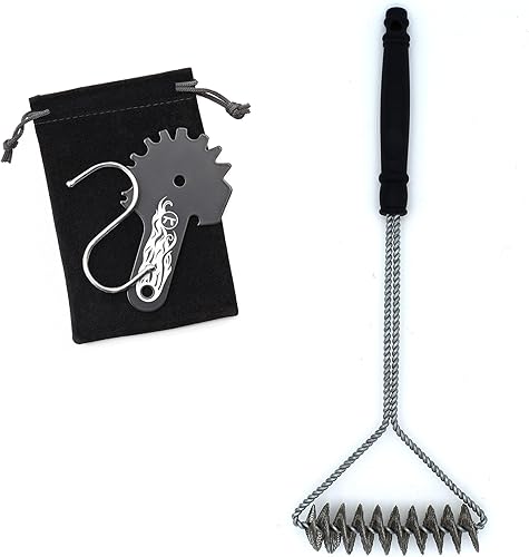 Miniatura 7 de Outset 66602 Rascador de madera para parrilla, 10 pulgadas, bambú