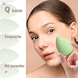 COSTICA Makeup Sponge Set Blender, Beauty Sponge Makeup Blender Flawless for Liquid - Multi Colored 8 pcs Exquisite Packeged