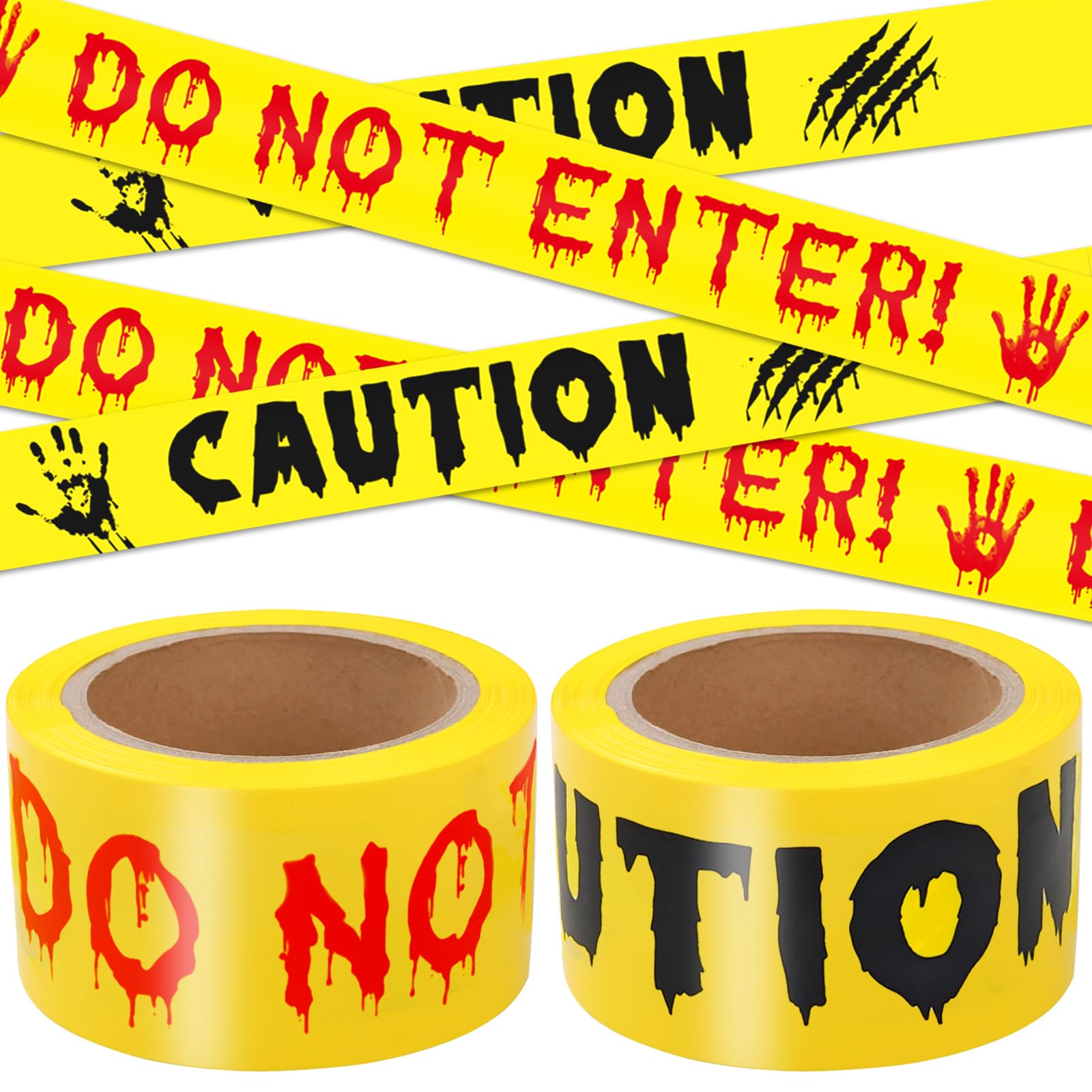 Halloween Do Not Enter Tape - Spooky Decorations -8