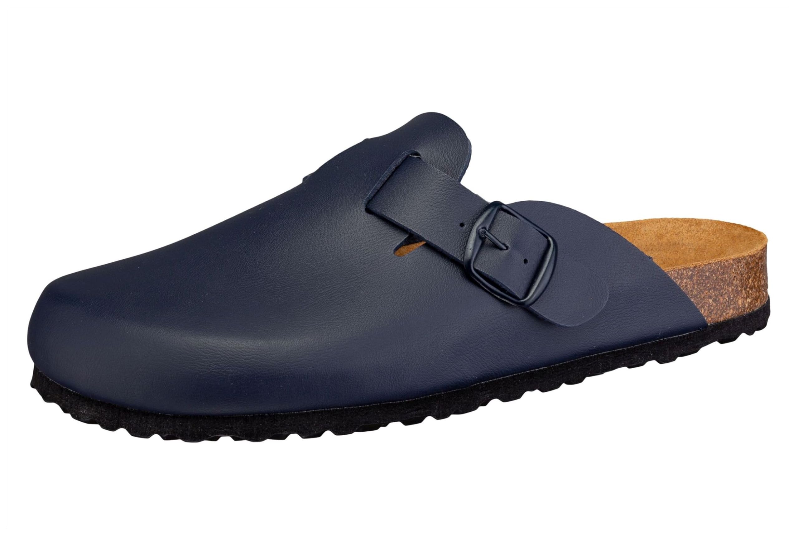 Lico Bioline Clog Herren Pantoletten, Blau, 43 EU