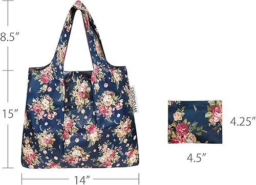 Miniatura 3 de allydrew Bolsa plegable de nailon reutilizable (juego de 2)