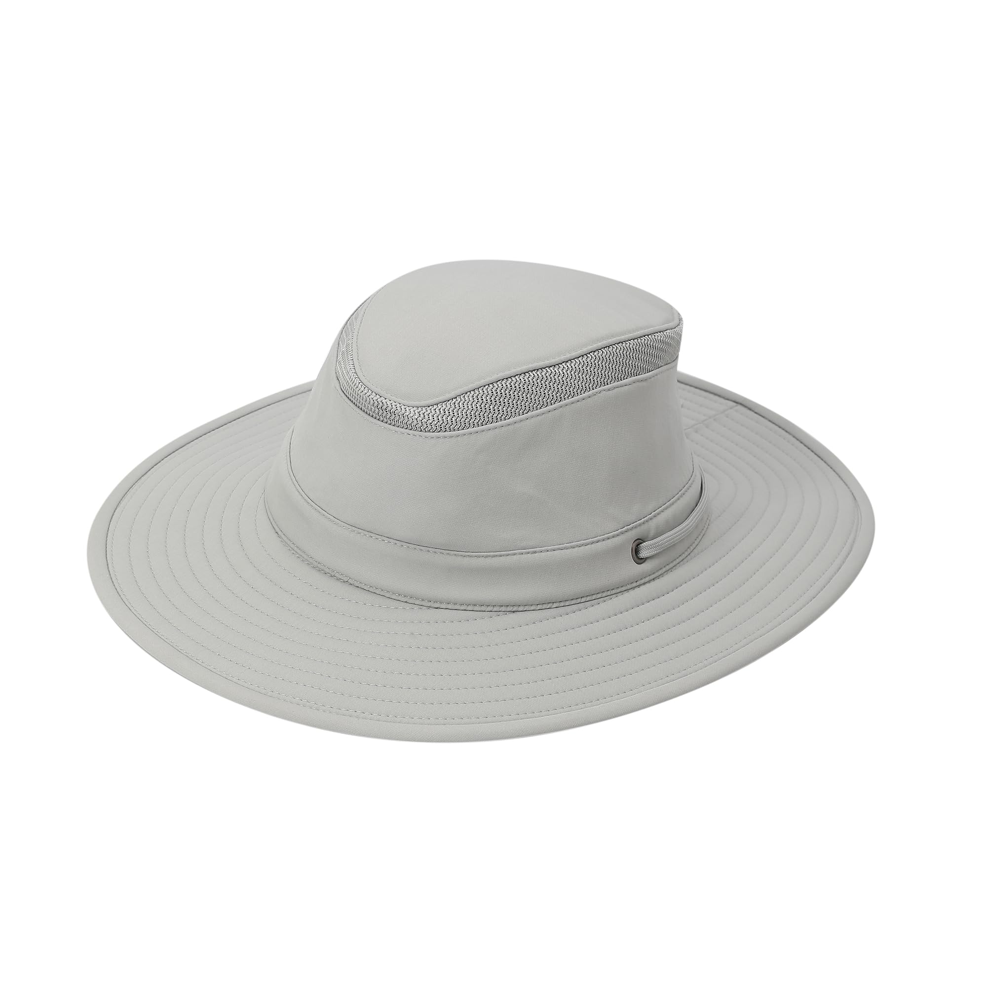 KANUT SPORTS Cimarron Safari Hat for Men and Women Wide Brim Sun Hat for Hiking, Running, Fishing Sun Protection Summer Hat (US, Alpha, X-Large, Light Grey)