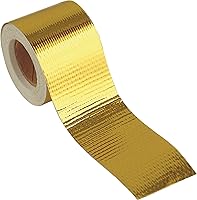 Design Engineering Reflect-A-Gold 2" x 15' High-Temp Adhesive Heat Shield Tape - 800°F Resistant, Made in USA