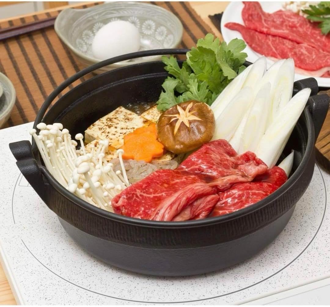 【希少】岩手盛岡 南部鉄器 池永鉄工 すき鍋 ひこばえ22cm IH対応 日本製 池永鉄工 【希少】 岩手盛岡 南部鉄器 池永鉄工 すき鍋 ひこばえ22cm