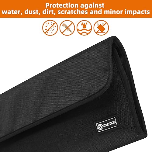 Miniatura 5 de Funda de viaje para accesorios de Apple, compatible con teclado mágico, trackpad, mouse - Funda (negro)