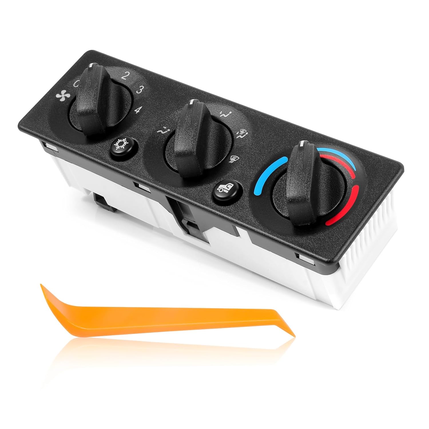 Q21-6119 HVAC A/C Heater Climate Control Module Panel Switch Replacement for Peterbilt 337 348 389 Trucks Temperature Control Panel Q216119