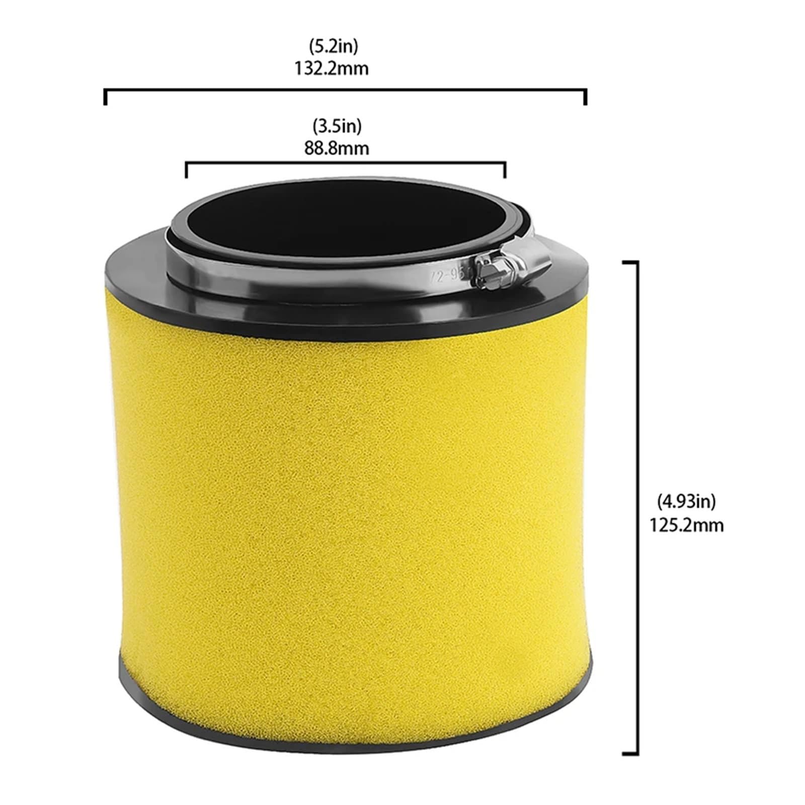 Filtro de aire del motor Limpiador de filtro aire para cortacésped para Honda TRX400EX, Sportrax, TRX400X, TRX420FA1 y Rancher