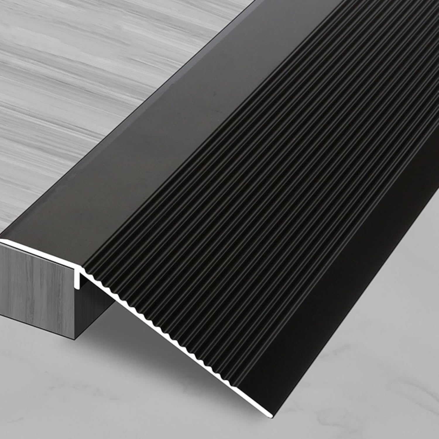 Transition Strip,Door Threshold Strip, 36 Inch Adhesive Flooring Transitions,Tightly Fit Doorway Edge Trim Butt Up Threshold，Door Strips Threshold Strips Floor Cover Strips ( Color : Gold , Size : Len