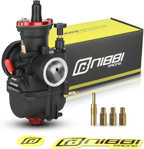 NIBBI Carburetor PWK 24mm Motorcycle, 125cc-150cc Power Carb With Carb Jets, Fit GY6 Engine Dirt Bike Mini Bike SSR TTR Apollo TaoTao ATV