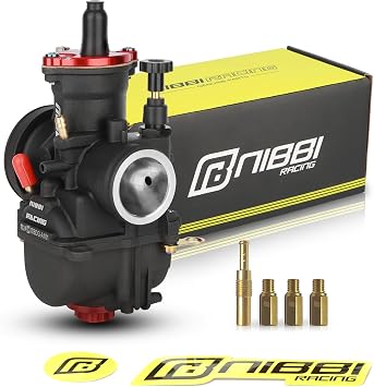 NIBBI Carburetor PWK 24mm Motorcycle, 125cc-150cc Power Carb With Carb Jets, Fit GY6 Engine Dirt Bike Mini Bike SSR TTR Apollo TaoTao ATV
