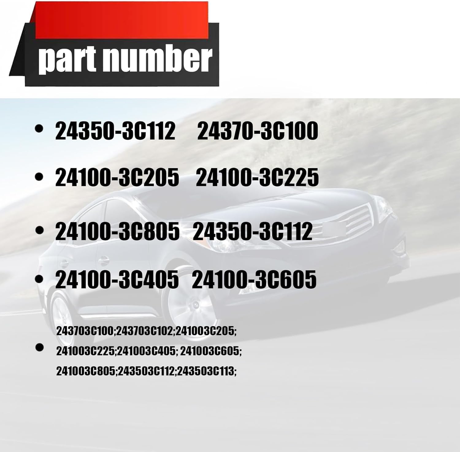 243503C112 243503C113 4PCS Intake & Exhaust CVVT Sprocket for Hyundai Azera 2011 Genesis Coupe 2011-2012, Kia Sedona 2011-2013 Sorento 3.3L 3.8L 3.5L