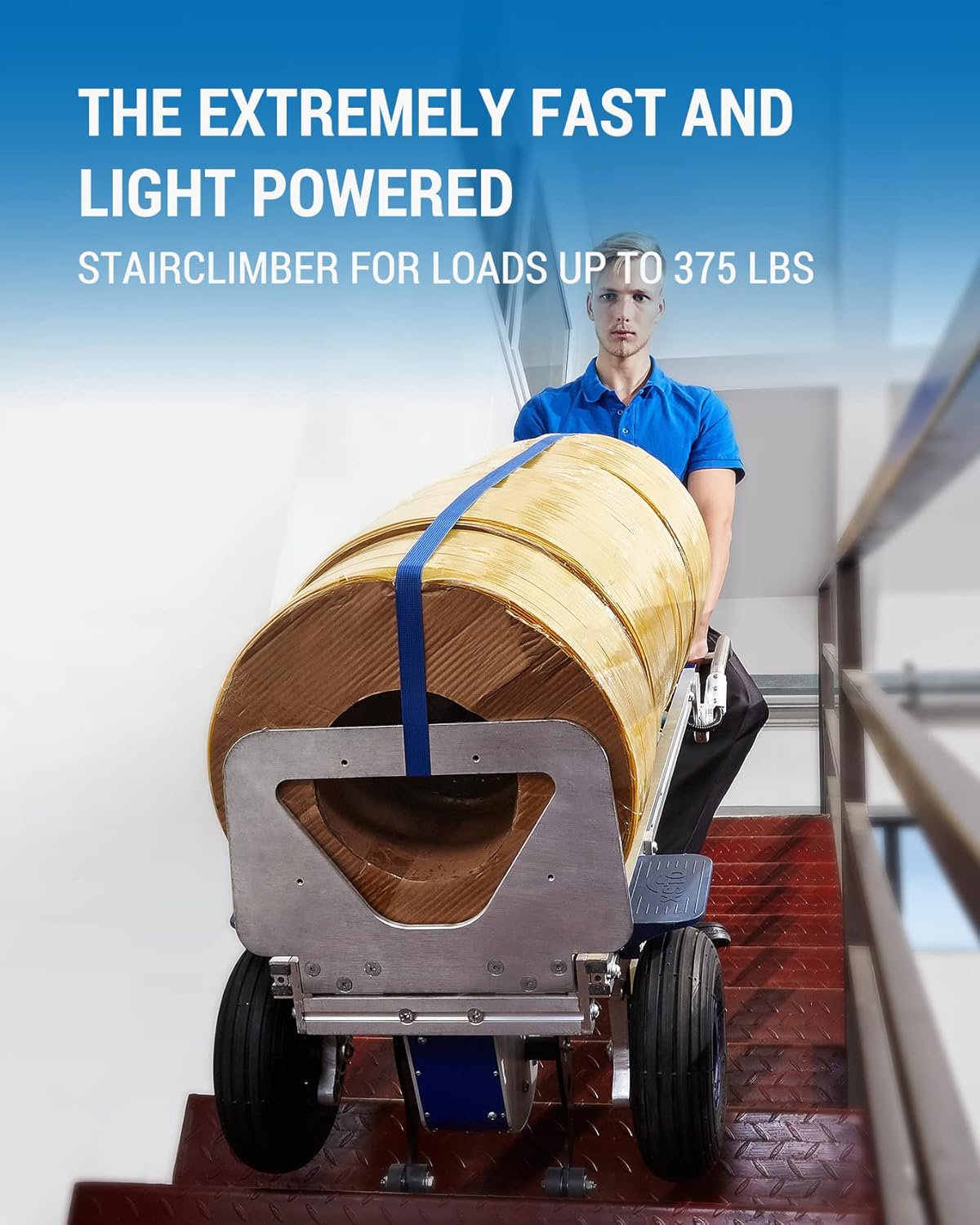 Buy XSTO ZW7170EC Powered Stair Climbing Hand Trucks Dolly for Moving