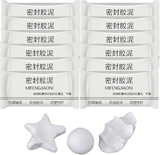 2023 New Type Waterproof Sealant Mastic 25g - Wall Mending Mud, Quick Repair Clay, Fireproof & Waterproof Repair Sealing Clay, Quick Dry & Easy to Apply, for Holes and Gaps Wall Filler (12PCA)