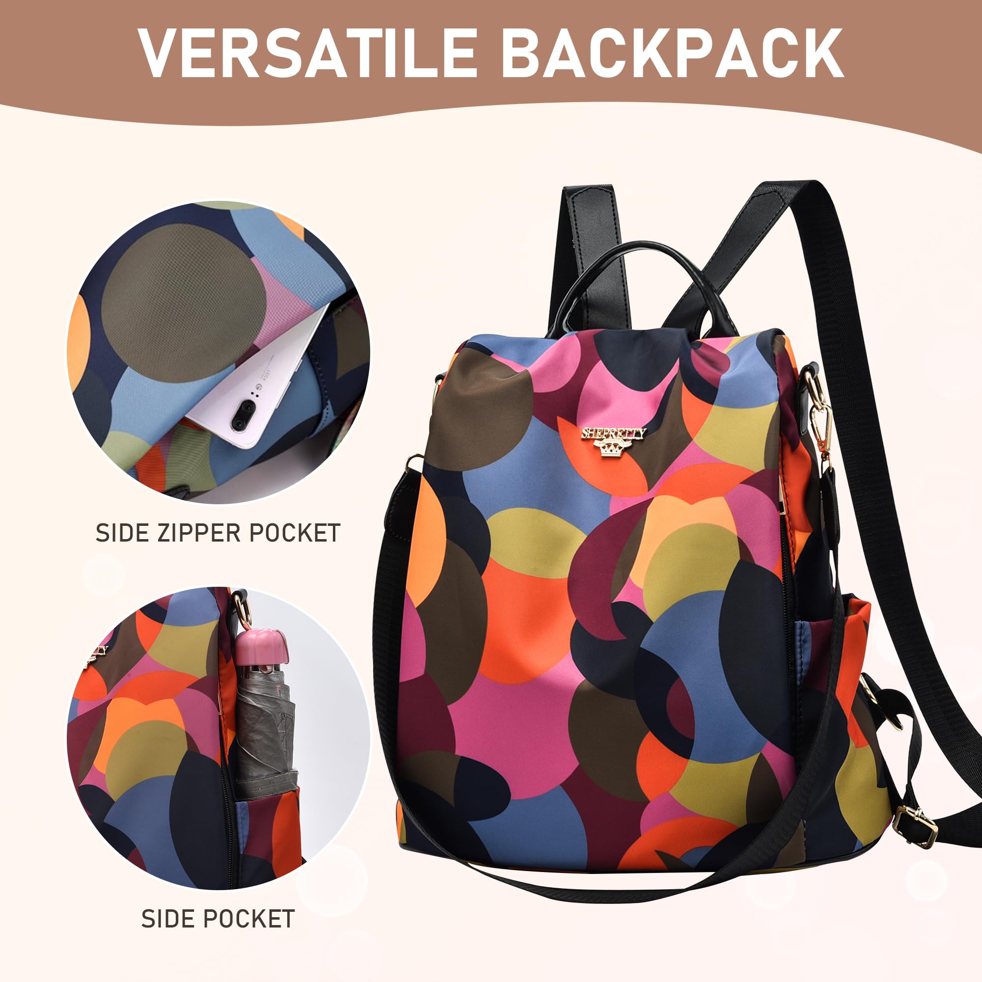 Mochila impermeable para mujer