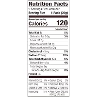 Vista 2 de Goldfish Flavor Blasted Xtra Cheddar Cheese Crackers, Galletas de Bocadillo Horneadas, Paquetes de Bocadillos para Llevar de 0.9 oz, Bandeja de 9