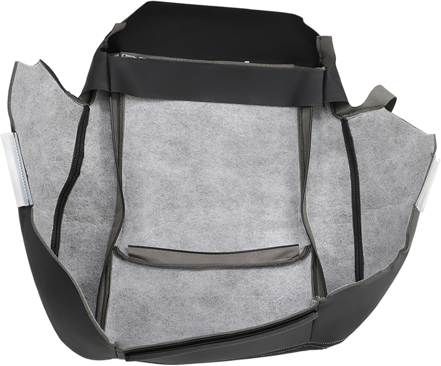 labwork Front Passenger Side Bottom Black Artificial Leather Seat Cover Replacement for R-am 1500 2500 3500 Truck 2013-2018