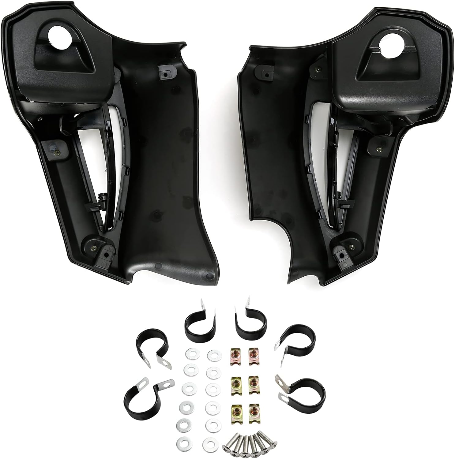 Vivid Black Lower Vented Fairing Assembly Fit for Indian 2015-2018 2023-2025 Roadmaster