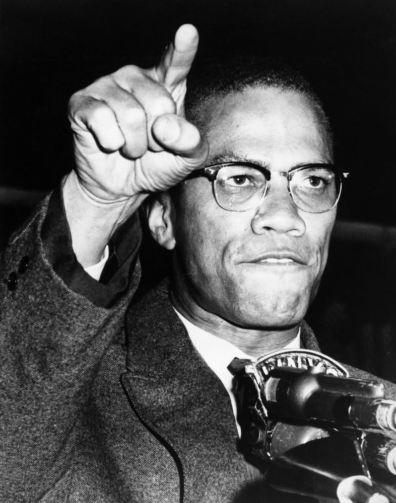 Malcolm X (1925-1965) Nborn Malcolm Little American Religious And Political Leader Photographed While Giving A Speech At A Rally In Harlem New York City C1963 Poster Print by (18 x 24)
