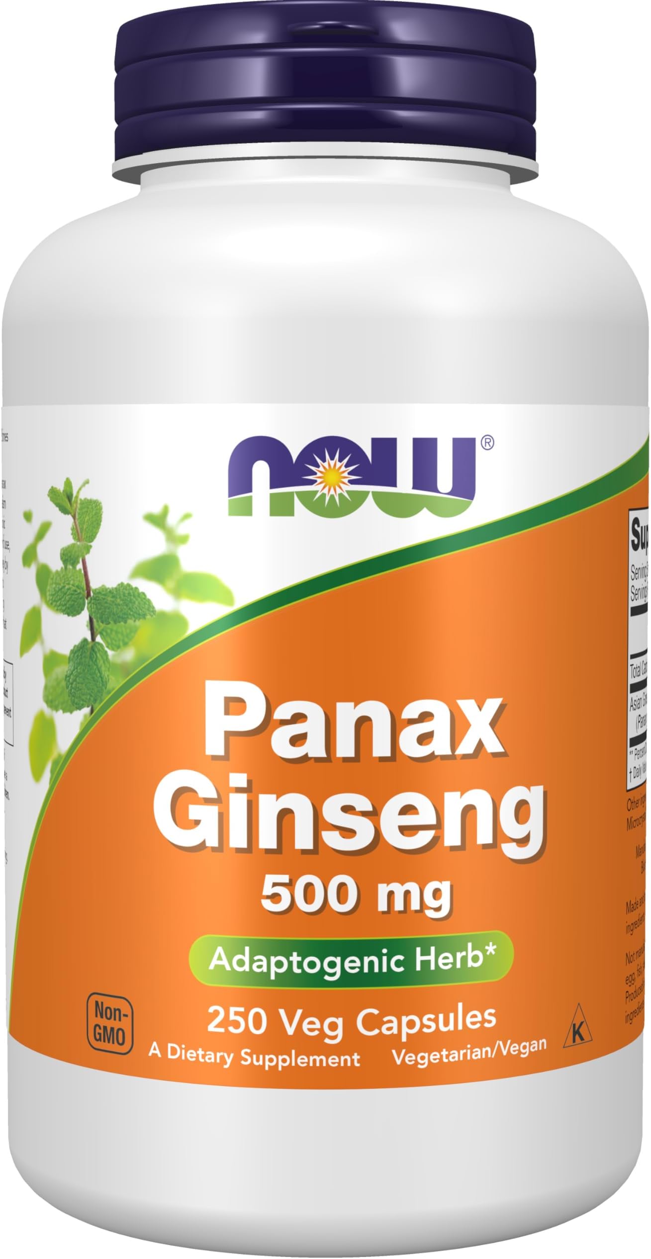 Foods, Panax Ginseng, 500 mg, 250 Capsules