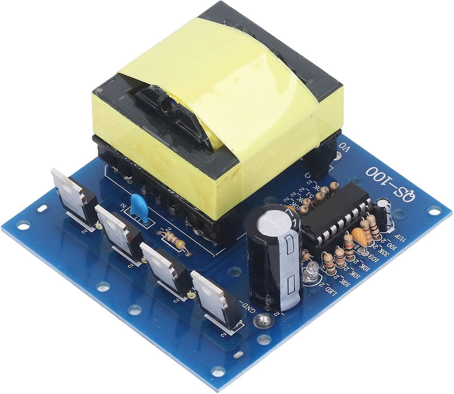 500W Inverter Boost Module DC12V to AC18V High Power Voltage Converter Low Energy Consumption Pure Sine Wave for Camping RV Home Emergency Backup