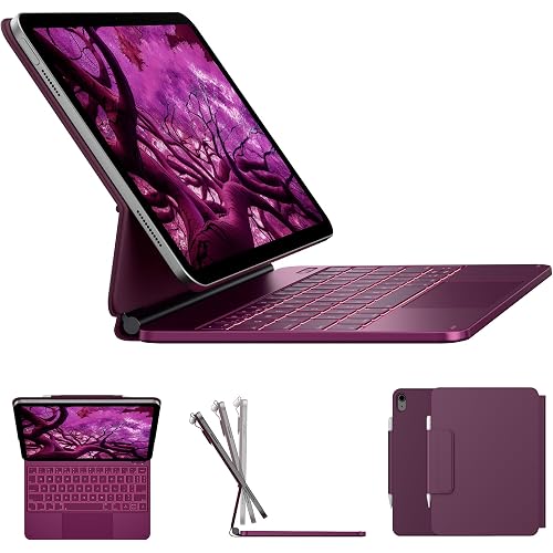 typecase Edge iPad A16 11th/10th Gen Keyboard Case, Floating Magnetic Stand