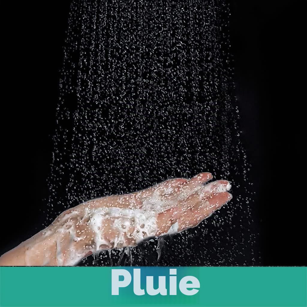 hansgrohe Isiflex - Flexible de douche universel 1,60 m, tuyau de douche avec protection anti-pliure & Crometta - Pommeau de douche économie d'eau avec 9 l/min (EcoSmart), Douchette à main