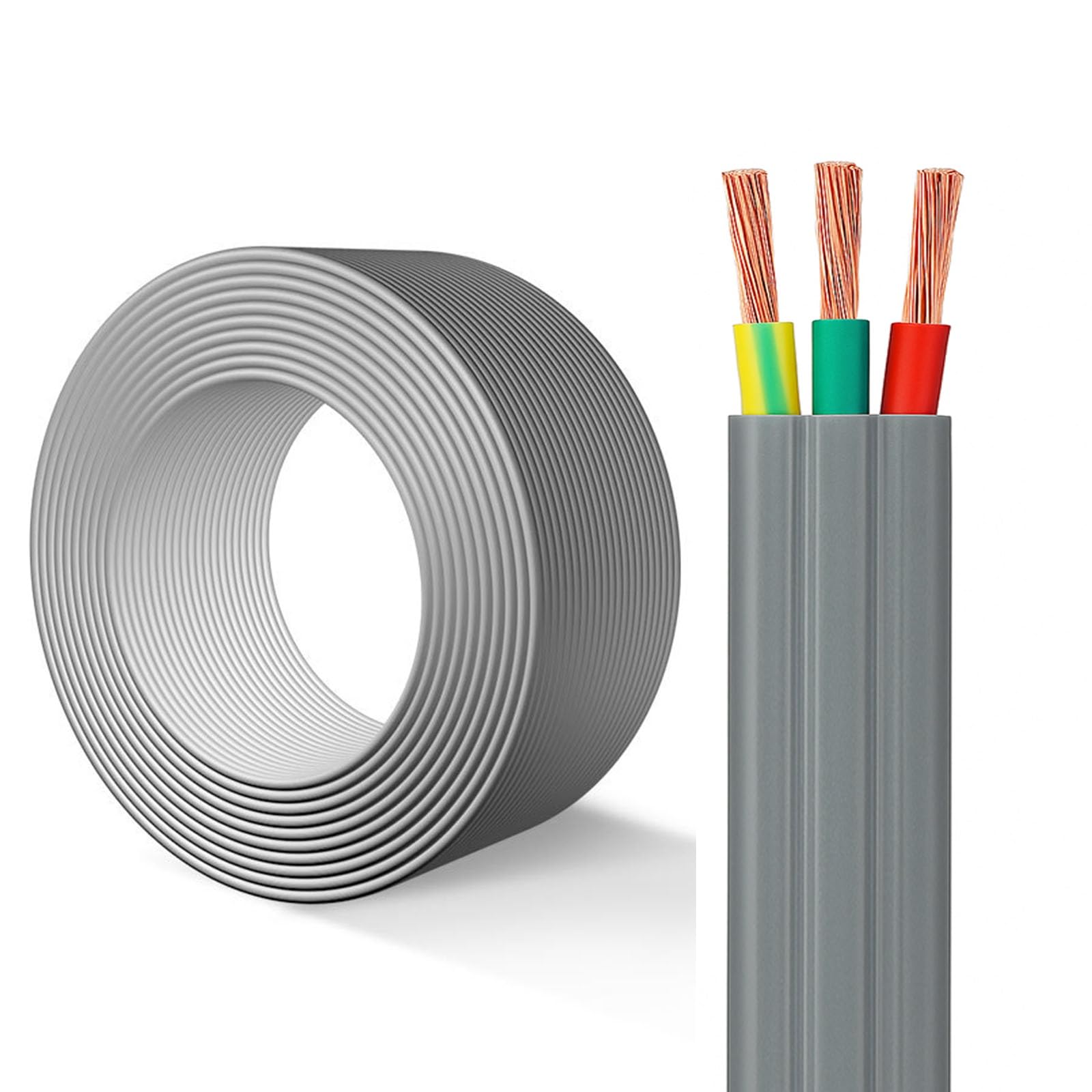 Cable plano TVVB de 1.50 mm² para montacargas con cinta aislante 8