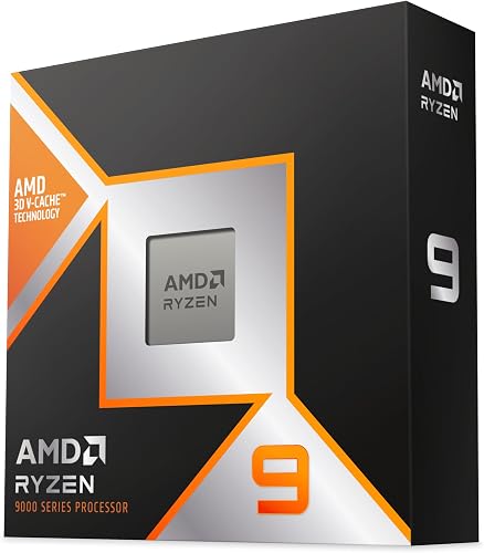 AMD Ryzen™ 9 9900X 3D Processor, 12 Cores/24 Unlocked Threads, Zen 5 Architecture, 140 L2/L3 Cache, 120W TDP, Up to 5.5 GHz Boost Frequency, Socket AM5, DDR5 & PCIe 5.0, No Cooler - 3