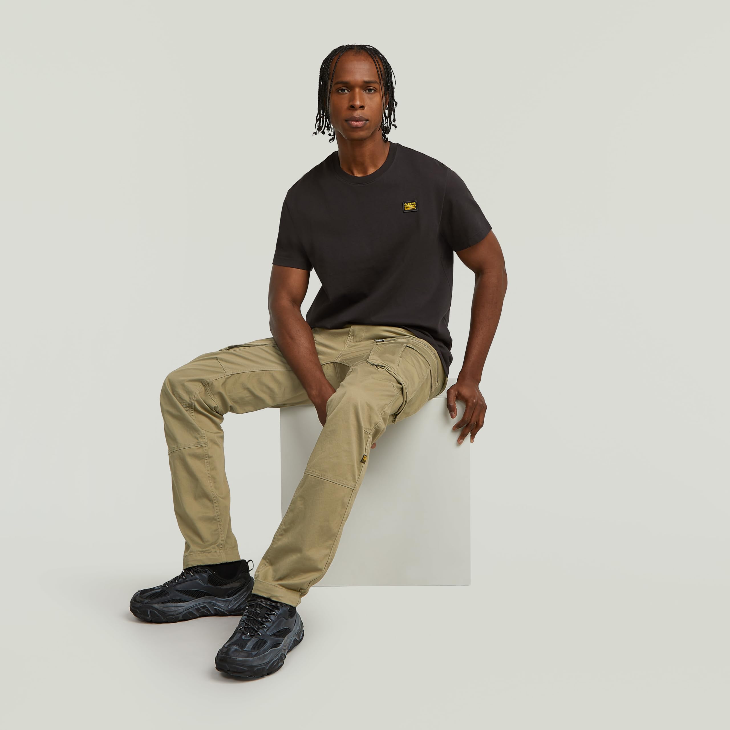 G-STAR RAW Rovic Zip 3d Regular Tapered Pants - Spodnie Mężczyźni