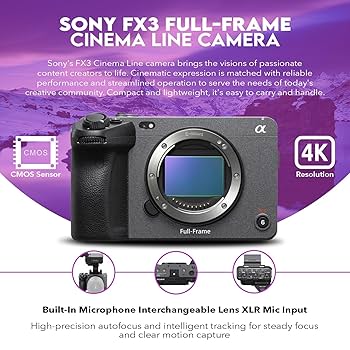 SONY fx3 ソニー Amazon.com : Sony FX3 Full-Frame Cinema Camera Body Only