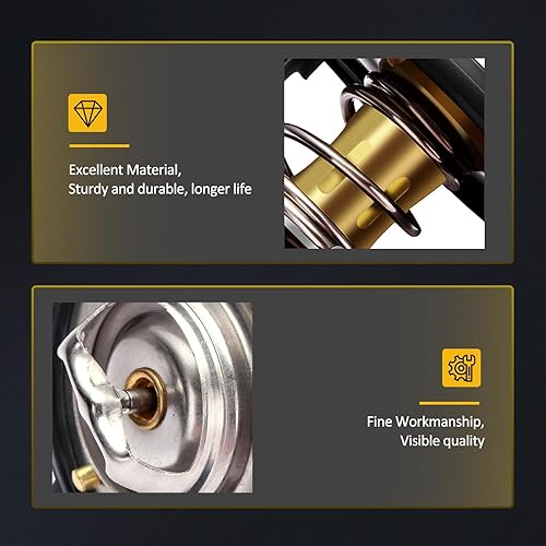 Miniatura 3 de INEEDUP 19301-P8E-A10 Equipo original Termostato de refrigerante de motor Conjunto de entrada de agua para Acura CL 1997-1999 2001-2003, para Acura