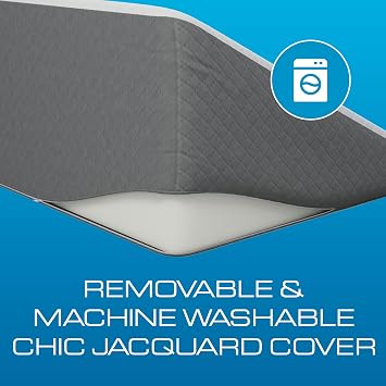 Kolbs Bed Wedge Pillow Chic Jacquard Cover for Sleeping and Acid Reflux, Heartburn (19CM Height Standard Width)