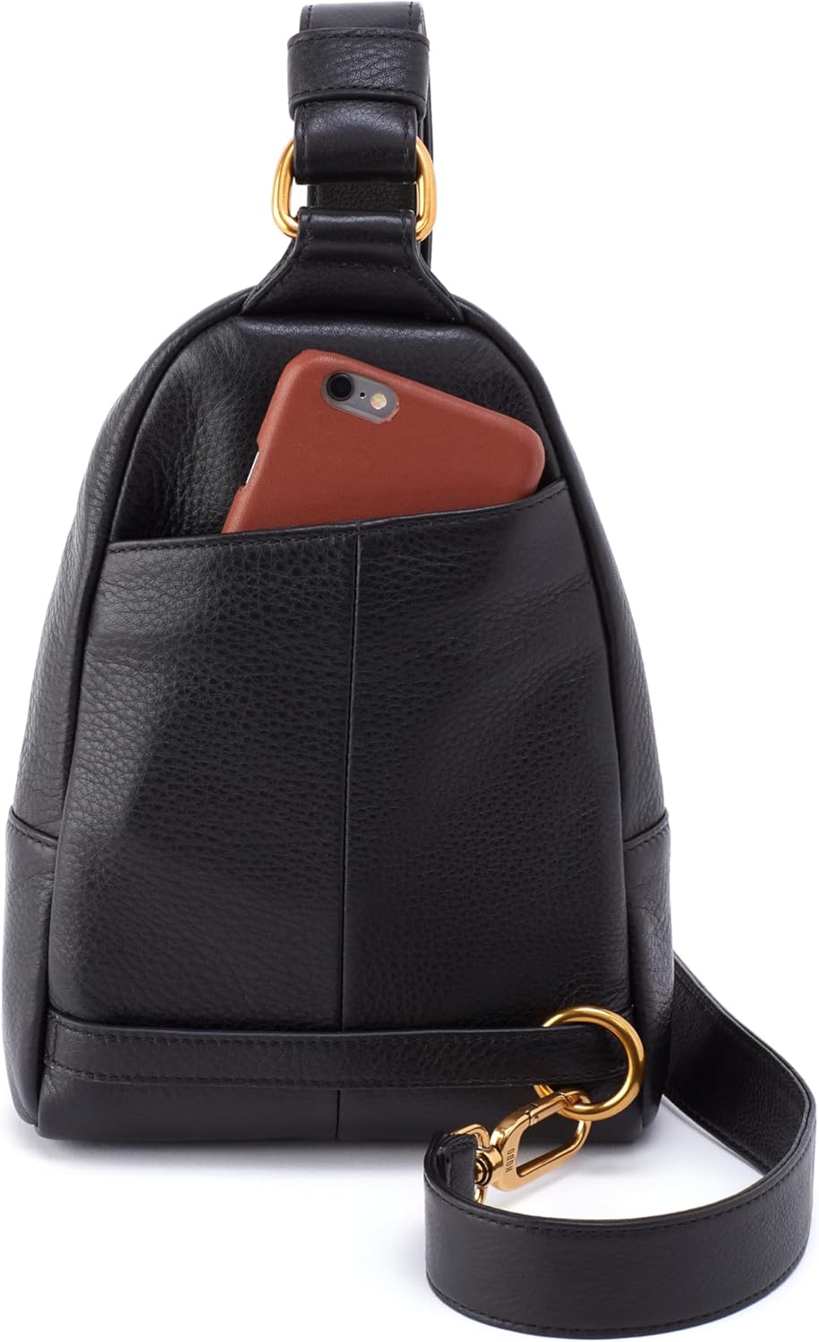 HOBO Fern Leather Hands-Free Sling Bag with Adjustable Strap, Fashionable Style, Room for Wallets and Essentials | Leather, Convertible, to Crossbody - Image 4