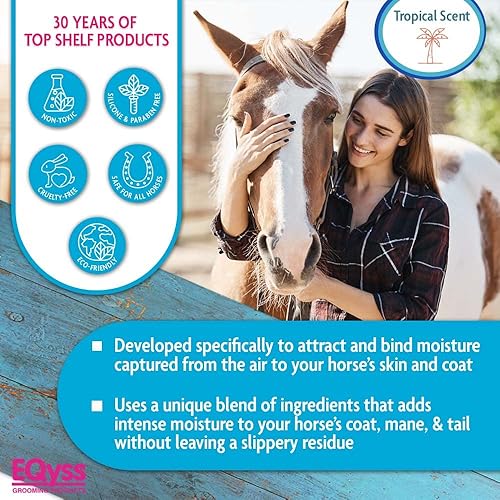 Miniatura 4 de Eqyss Aroma de caléndula en aerosol Premier hidrata y acondiciona la piel el abrigo y la melena Protege el abrigo de la decoloración