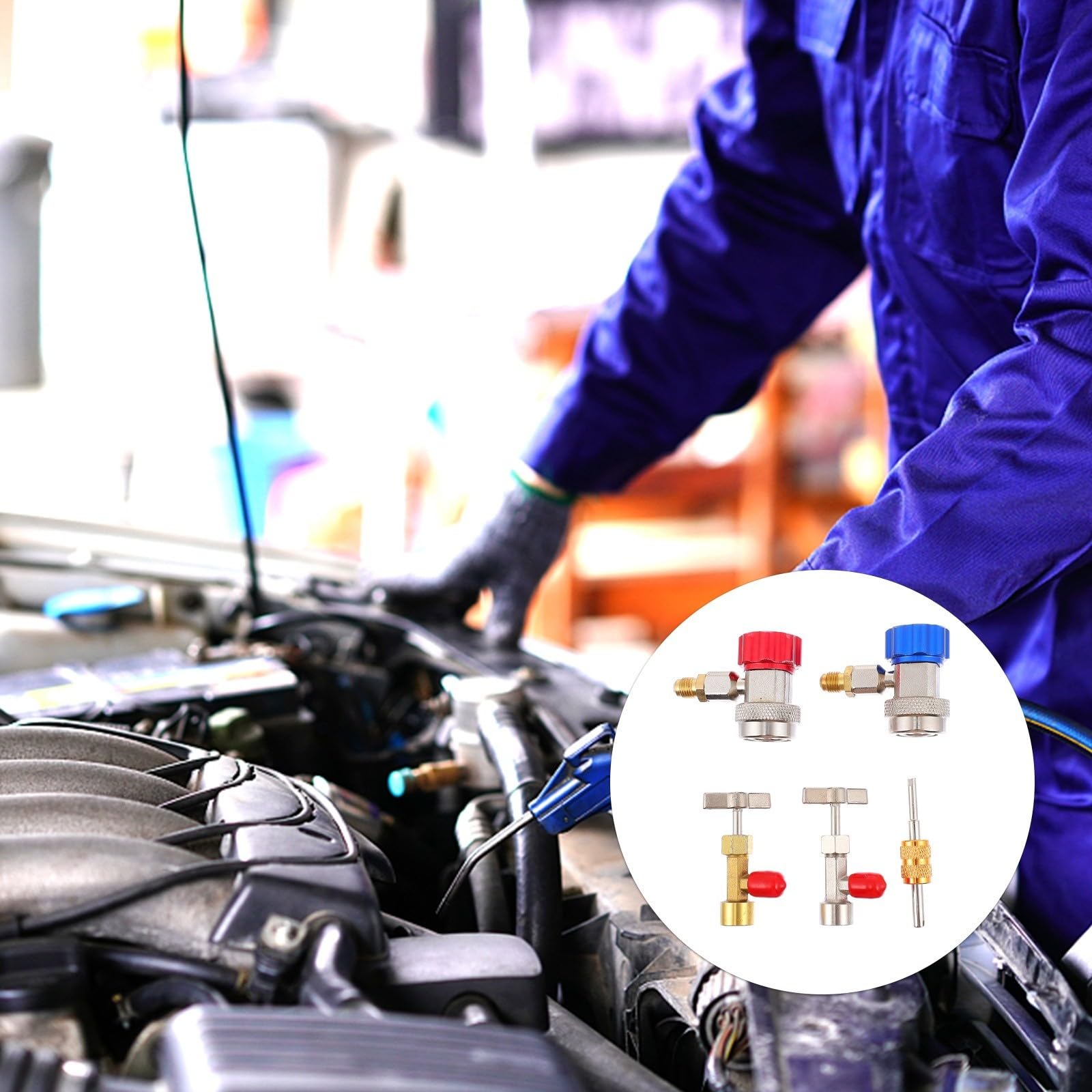 Kältemittelspender Adapteranschlüsse für Auto Klimaanlage, Flexibel
