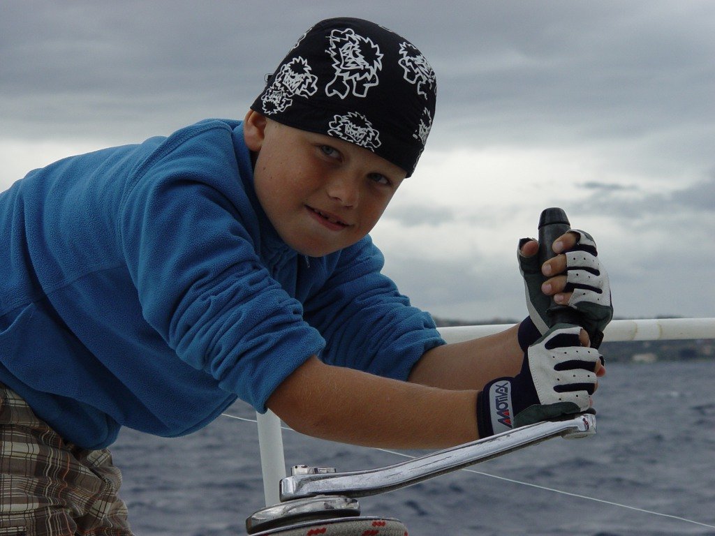 Segelhandschuhe Rückseite Elasthan alle Finger kurz Grösse XXL