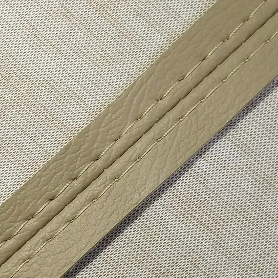 Dunhil Front Door Panel Armrest Cover Replace for 2009 2010 2011 2012 2013 Pilot Leather Armrest with Door Clip Panel Trim Removal Tool (Beige)