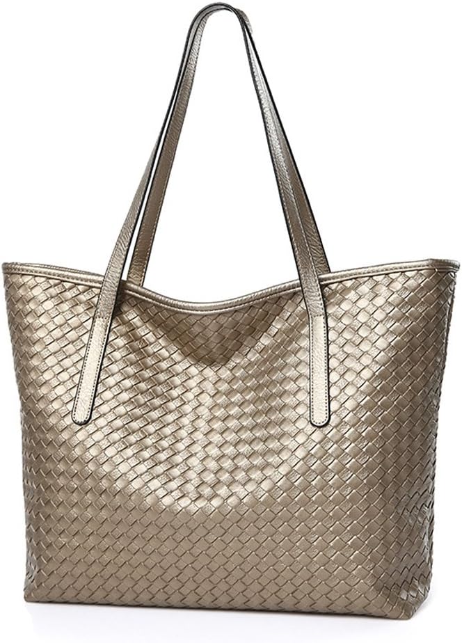 STARESCITY Stylish Large Snakeskin Tote Bag Women Top Handbags Shoulder Bags Crocodile Embossed Tote Bags (Gold)