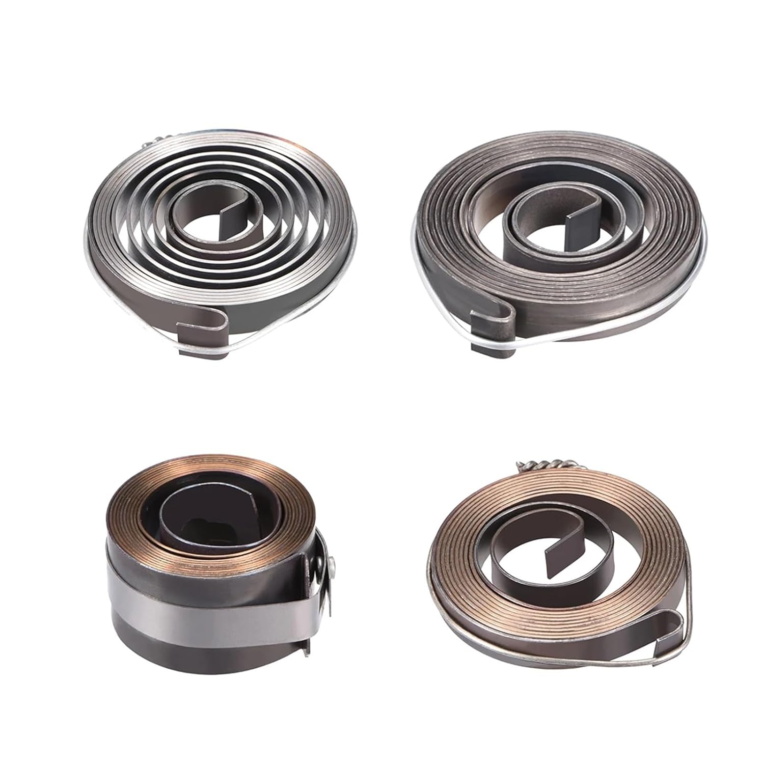 1PC Drill Press OD 38mm-76mm Quill Feed Return Coil Spring Assembly Steel Stationary(59x16x0.7mm-2pcs)