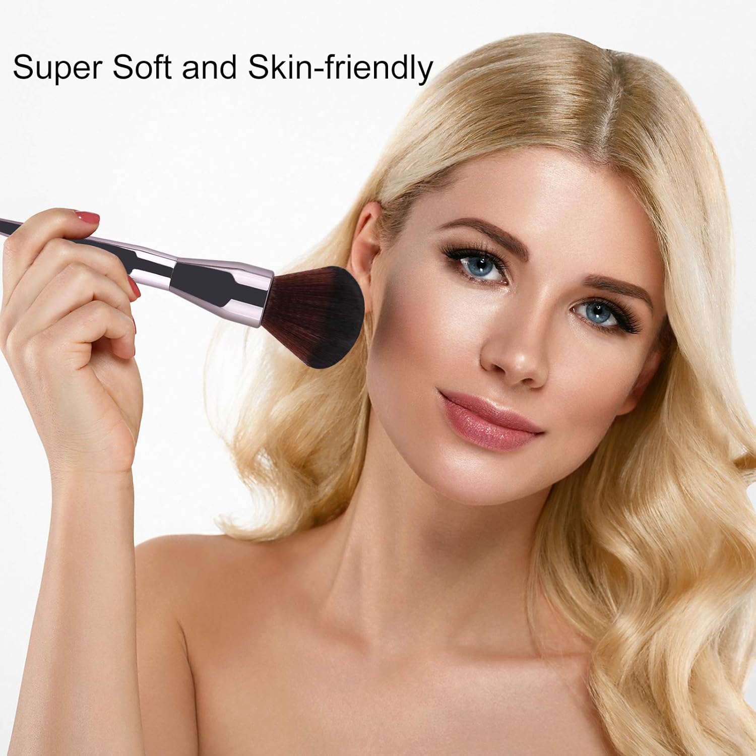 Foundation Brush,Daubigny Super Large Powder Brush Flat Arched Premium Durable Kabuki Makeup Brush Perfect For Blending Liquid,Cream and Flawless Powder,Buffing, Blending,Concealer … : Beauty & Personal Care