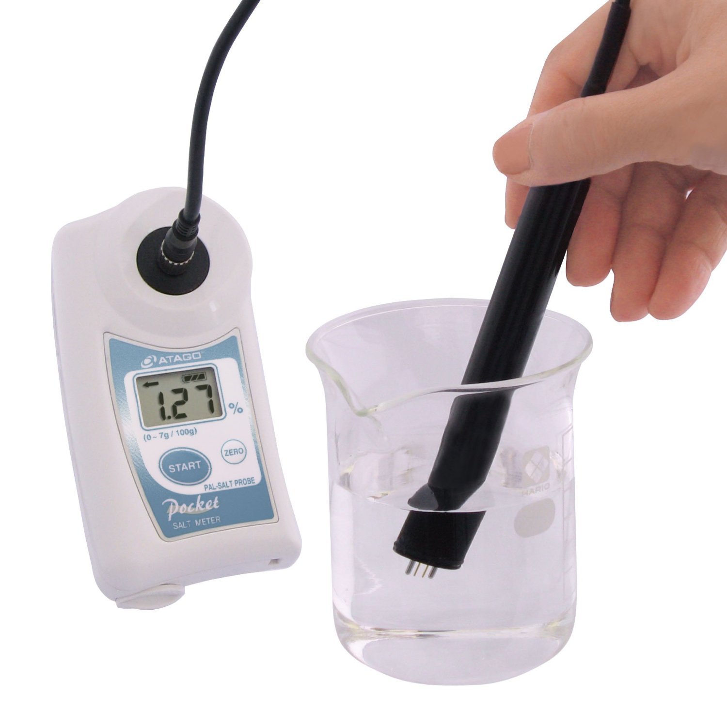 Amazon | アタゴ ポケット塩分計 PAL-SALT PROBE 4222 | 光学機器