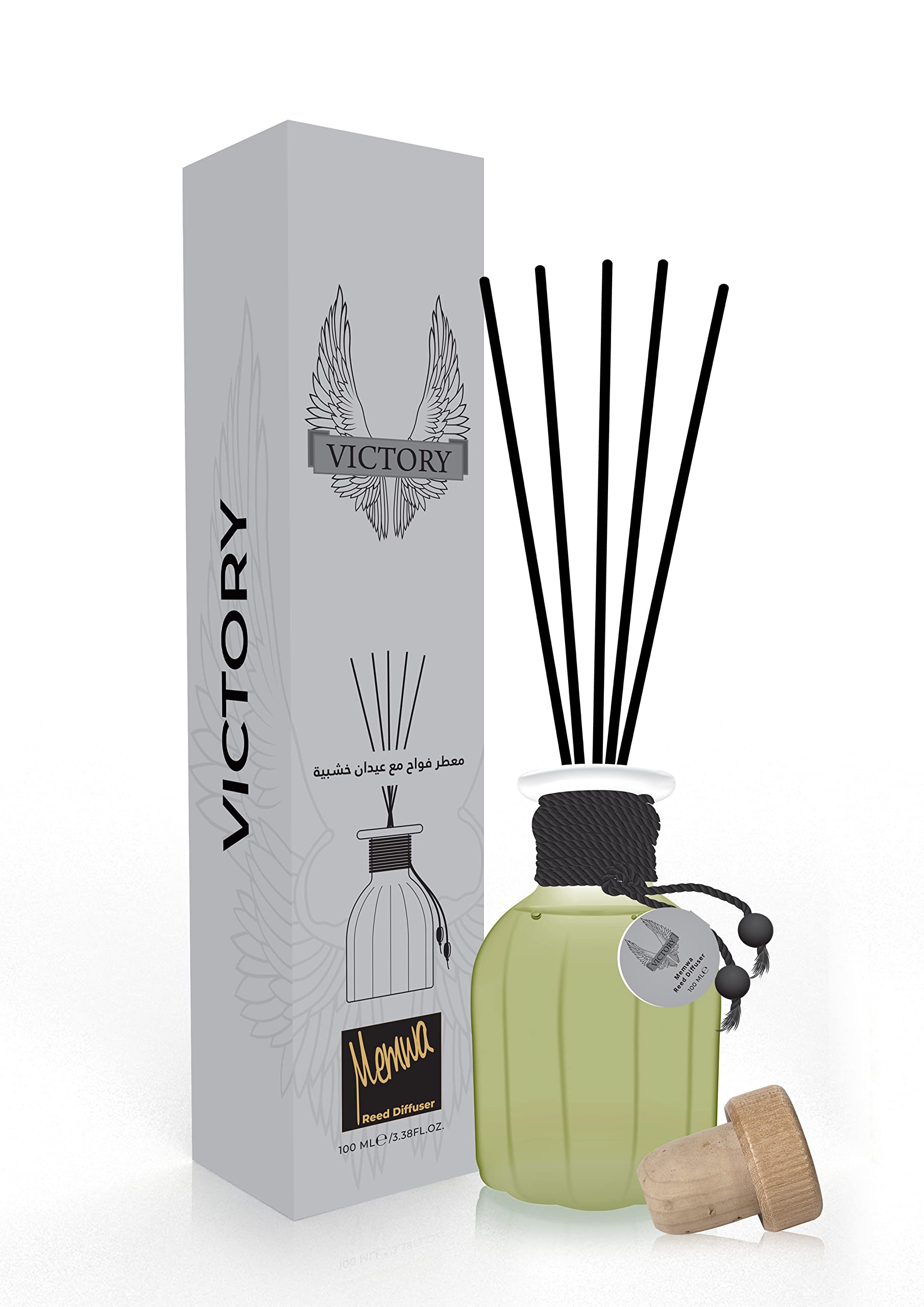 Gulf Orchid Memwa Victory Reed Diffuser Aromatherapy Perfume - Perfect for Home & Office 100 ml Woody Spicy