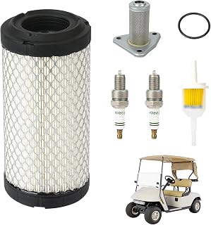 EZGO Tune Up Kit for EZGO TXT 2005-2009 and EZGO ST350 Workhorse 1996-Up Gas Golf Cart with MCI Motor. EZGO Golf Cart Oil Change Kit Replacement OEM# 72084G01 26591G01 25523-G3 28463G01