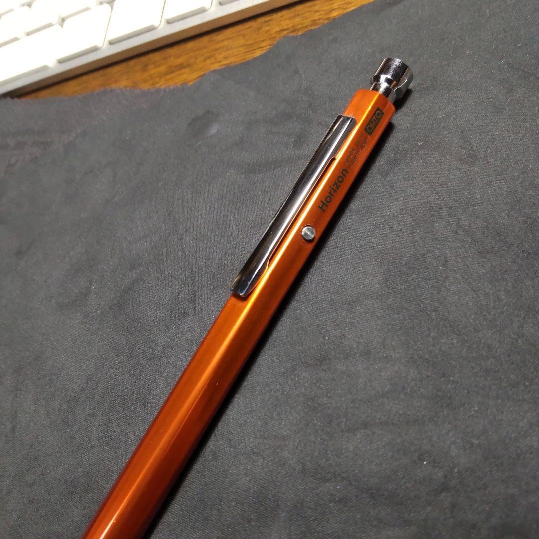 Amazon | オート ホライゾン ボールペン オレンジメタリック 油性